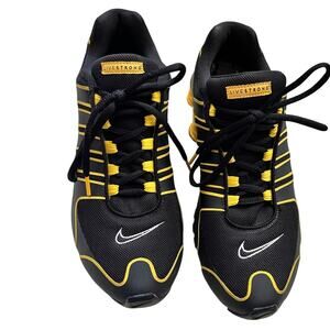 Nike Shox NZ Livestrong Black Yellow Sneakers Men’s US 11.5 616094-007